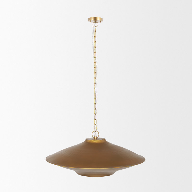 Luminaire suspendu en métal 1 lumière Nakeeta