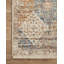 Tapis oriental ivoire en polyester tissé à la machine Sorrento-78565346