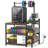 Compact 3D Printer Stand with Overhead Spool Holder and Power Strip