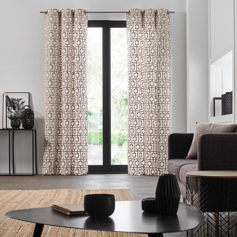 Room Darkening Curtain Single Panel, Width 138 x Drop 280cm