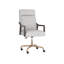 Collin Leather Swivel Office Chair-747214014
