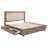 Gursevak 56-inch California King LED Storage Bed Barley Brown-114371133
