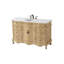 Meuble-lavabo simple 54 po beige antique-412254235