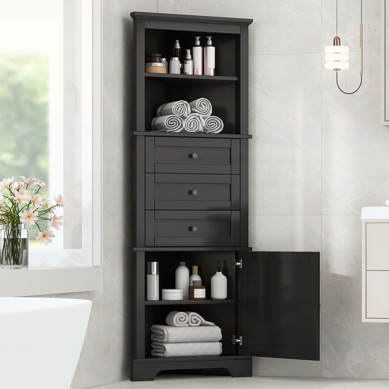 Versatile Multi-functional Cabinet for All Rooms, Meeting Various Storage Demands and Enhancing Style., Black
