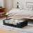 Rolling Under-Bed Storage Organizer with Clear Top, Space-Saving Design, and Multi-Directional Wheels – Perfect for Clothes, Shoes, and Household Items, Set of 2
