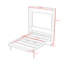 Lit escamotable double avec bureau pliable-168716787