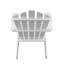 Chaise Adirondack inclinable en bois pour l'extérieur ou l'intérieur
