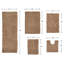 Ensemble de tapis pour salle de bain 100% coton Hazley-1030844440