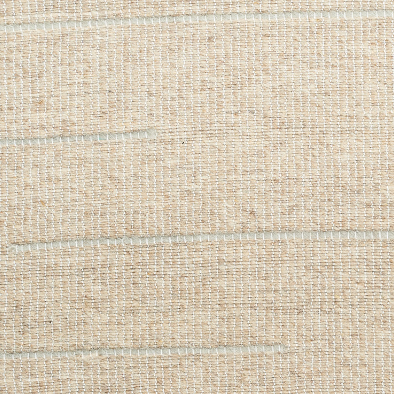 Tapis beige en laine / coton tissé à la main Anerinda, Rectangle de 10 pi x 14 pi