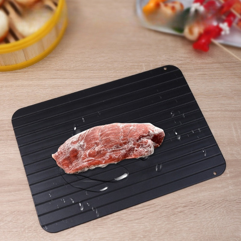 Alliage d'aluminium à dégel rapide pour aliments congelés de 2 mm d'épaisseur, H 0,08 po x l 9,06 po  