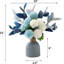 Fleur d'hortensia artificielle avec vases