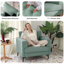 Fauteuil club en lin Blannie-1851846218
