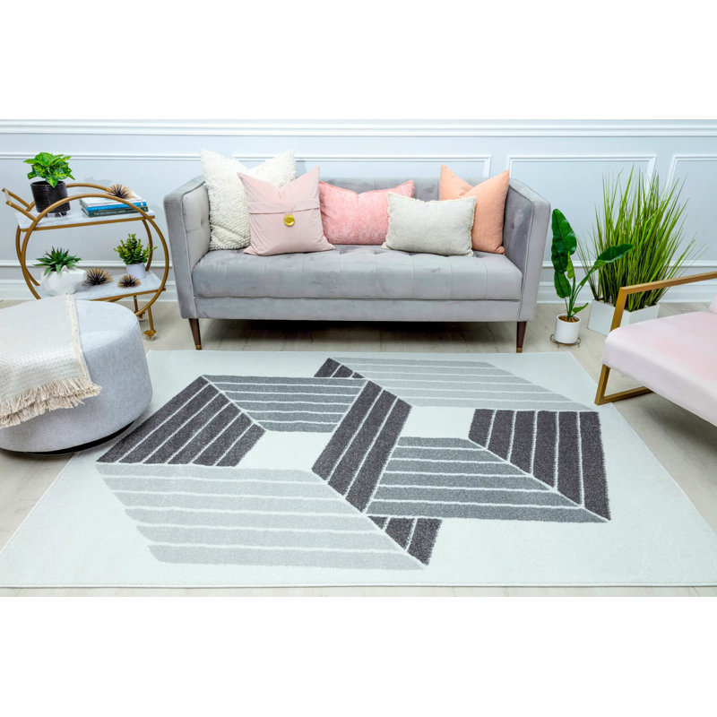 Performance Geometric Indoor Rug, Rectangle 2'0" x 4'0"