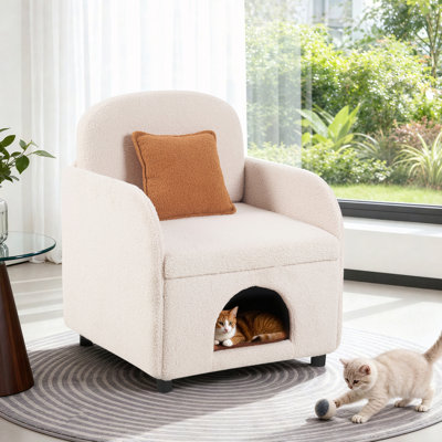 Fauteuil d'appoint 2 en 1 pour animaux de compagnie