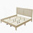 Solid Wood Platform Bed With Rattan-1875252785
