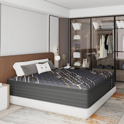 Matelas en mousse à mémoire de forme hybride de 12 pouces à ressorts ensachés individuellement avec matelas Euro