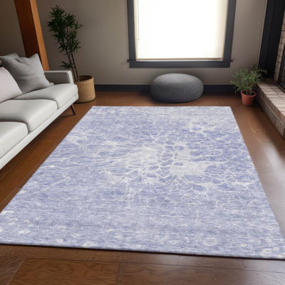 Tapis lavande lavable à la machine Premium