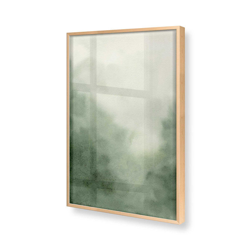 Reproduction d'ombre forestière discrète II, H 37 po x l 25 po, Érable brut