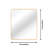 Metal Framed Square Bathrrom Mirror for Wall.-246493022-246493016