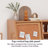 Scandinavian One-Piece Solid Wood Food Cabinet