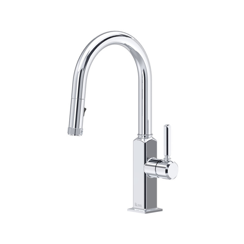 Apothecary Pull-Down Bar/Food Prep Kitchen Faucet, Polished Chrome