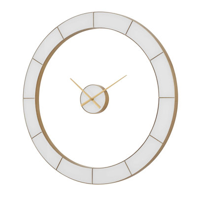 Horloge murale ivoire Halo