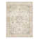 Soft Taupe Machine Washable Vintage Area Rug For Living Room, Bedroom