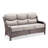 Wickes Patio Outdoor PE Wicker Sofa With 6" Thickness Cushions-110860476-110860479