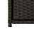 vidaXL Outdoor Storage Box, Deck Box, PE Rattan, Magnetic Closure Weather Resistant with Shelves for Tools & Accessories, Black 21.7"x21.7"x43.7"-504012781