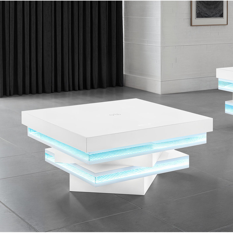 Table basse avec DEL Mehmet