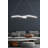 Adjustable LED Chandelier, Black Aluminum Body, 23.6 x 13.8 x 0.8 inches | Height Adjustable from 0 to 31.5 inches | 40-60 Watts, 6500K Bright White Light | Modern Design for Dining Room & Living Spaces-1979130230
