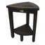Banc de douche en coin avec tablette Mod Teak Curvilinear-392042934-392042933