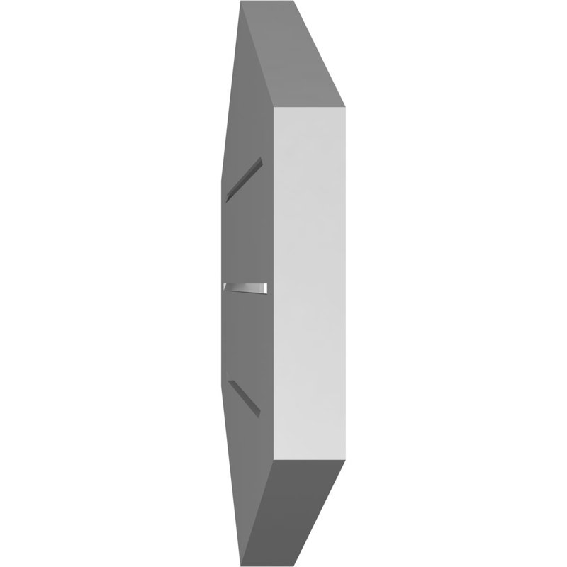 Pente verticale verticale en uréthane 4 pi, H 1,5 po x l 26 po x L 16 po