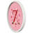 Valentine Things Monogram - Z Round White Framed Print
