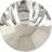 Midway Collection Round Knob - 1" Diameter Cabinet Knob Crysacrylic with Satin Nickel - Contemporary Hardware for Drawers & Cabinets-90850618-90850621