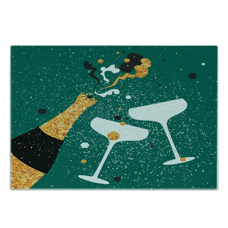 Planche à découper en verre trempé Ambesonne