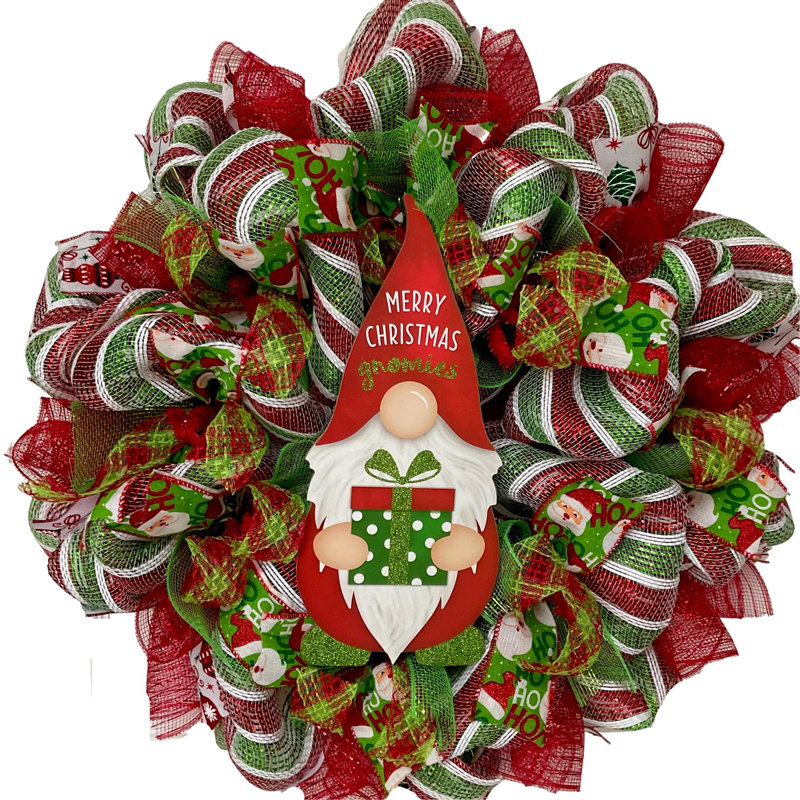 Couronne de gnome de Noël