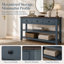Console multifonctionnelle avec tablettes et tiroirs - Style Mid-Century pour tout espace-1355808024-1355808025