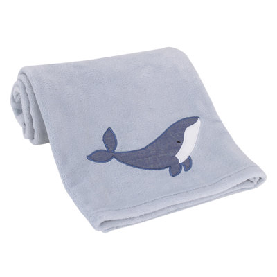 Couverture super douce pour bébé NoJo Marine Light Whale