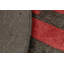 Tapis rond rouge / noir noué à la main de conception unique 5 pi 10 po Pateley