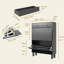 2-Tier Shoe Cabinet with Drawer Entryway Storage Unit-48202486