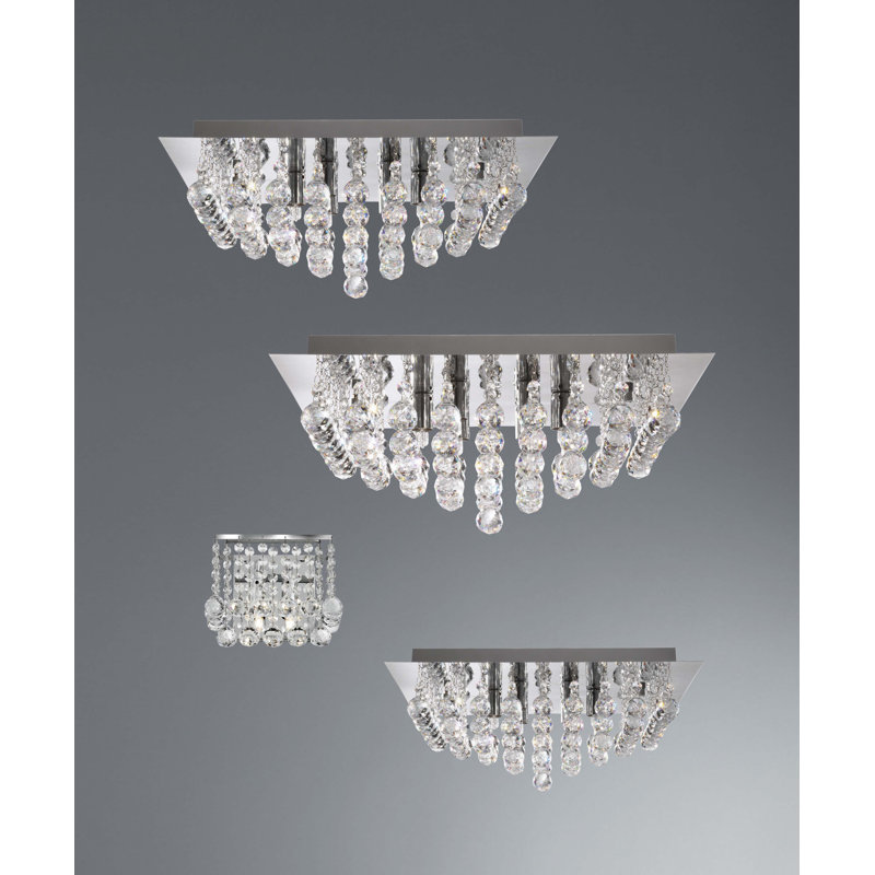Flush Mount, 19cm H x 45cm W