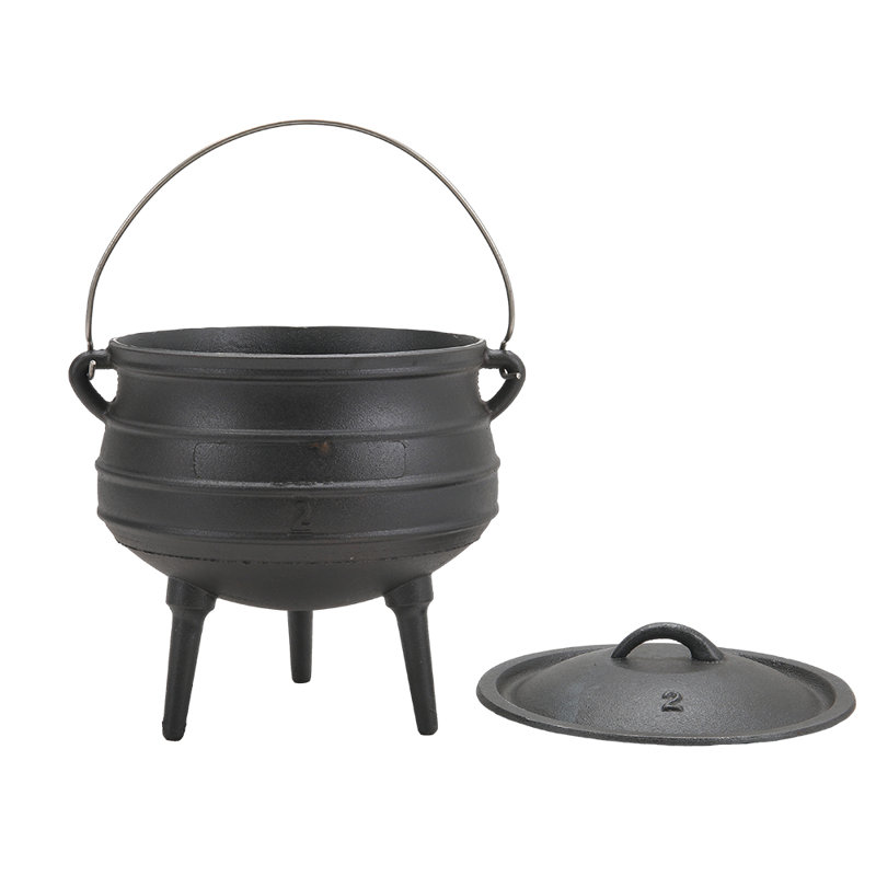 Living And Home 6L Cast Iron Stock Pot