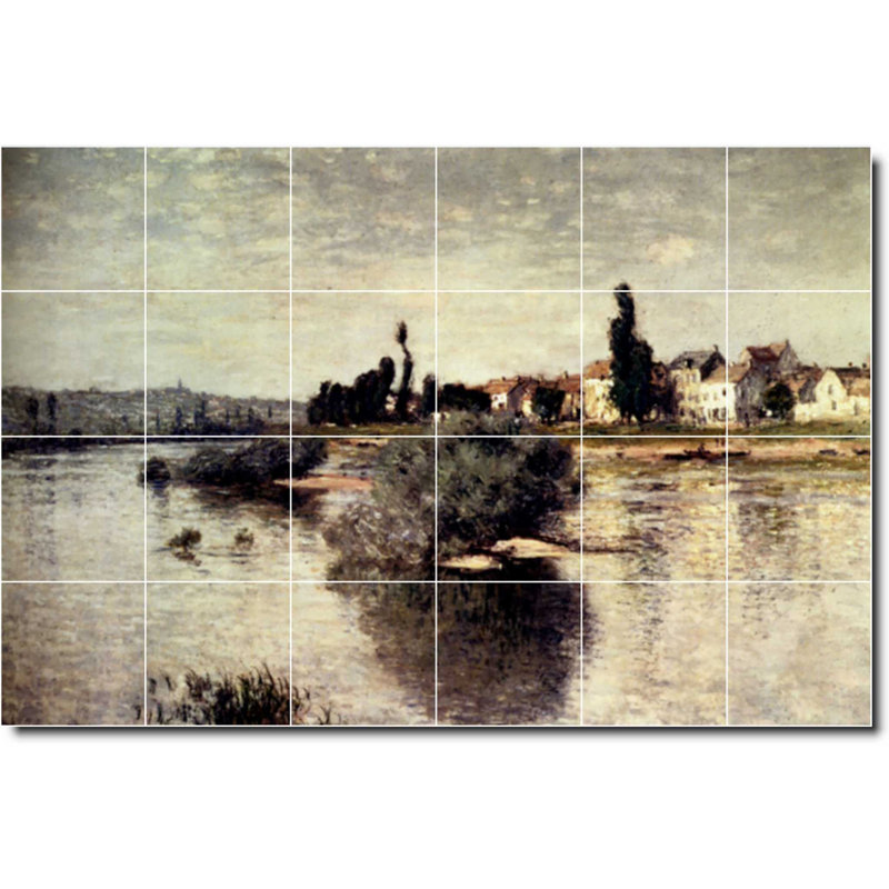 Carreau de céramique décorative 36 po x 24 po 6 po x 6 po, Country 06238