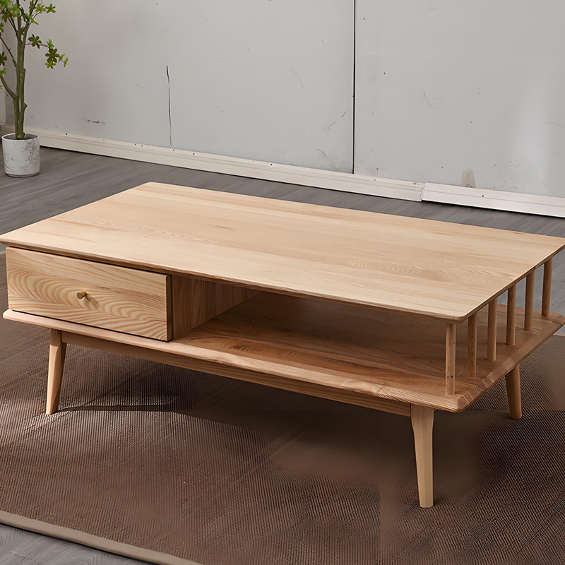 Nordic Ash Wood Coffee Table