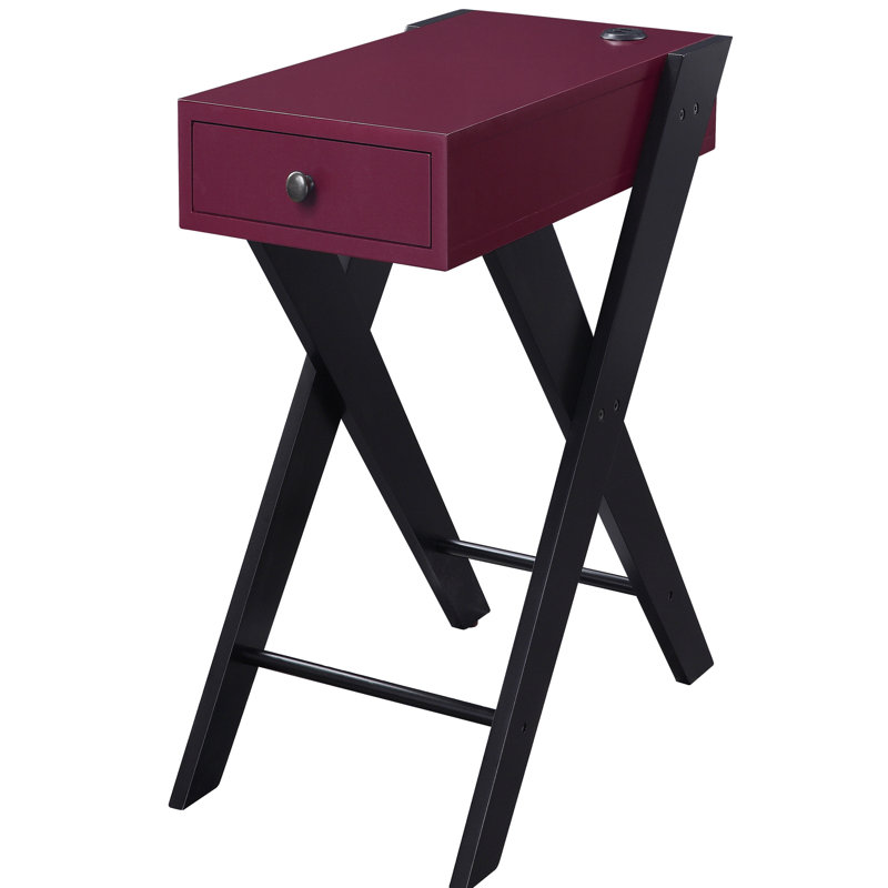Table d'appoint avec port USB intégré