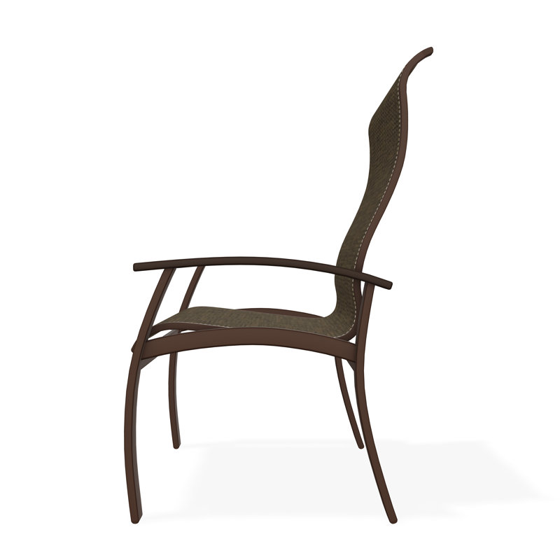 Belle Isle Outdoor Dining Armchair, Beacon Taupe Sunbrella®, Kona