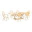 7 - Piece Extendable Dining Set-1081178775
