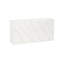 Shear Console Table, Rectangle, White Stone