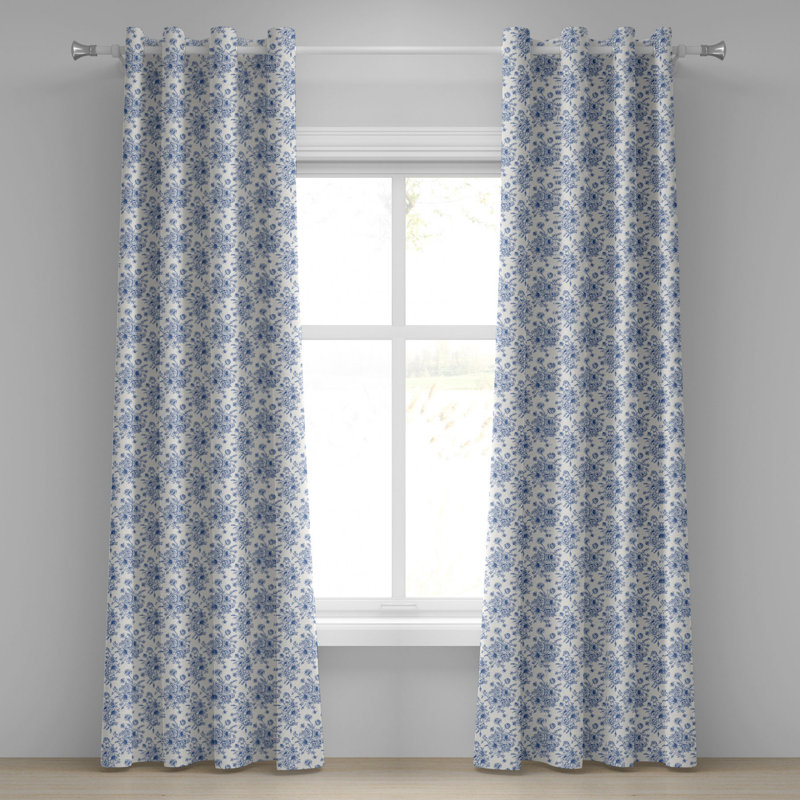 Sateen Blackout Curtains / Drapes Pair, 50" W x 108" L